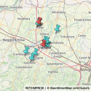 Mappa Viale Antonio Gramsci, 41122 Modena MO, Italia (10.38273)