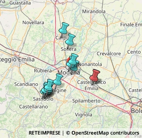 Mappa Viale Antonio Gramsci, 41122 Modena MO, Italia (11.86214)