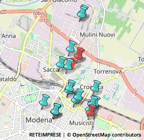 Mappa Viale Antonio Gramsci, 41122 Modena MO, Italia (0.971)