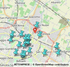Mappa Viale Antonio Gramsci, 41122 Modena MO, Italia (2.3285)