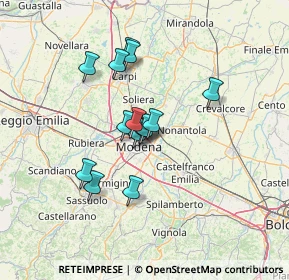 Mappa Via Ferruccio Teglio, 41122 Modena MO, Italia (10.37214)