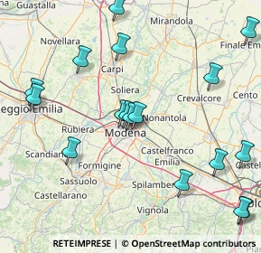 Mappa Via Ferruccio Teglio, 41122 Modena MO, Italia (19.45471)