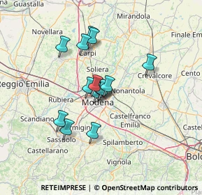 Mappa Via Bruno Buozzi, 41122 Modena MO, Italia (10.27929)