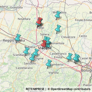 Mappa Via Bruno Buozzi, 41122 Modena MO, Italia (14.55471)