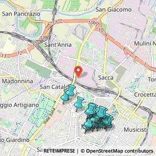 Mappa Via Bartolomeo Paganelli, 41122 Modena MO, Italia (1.357)