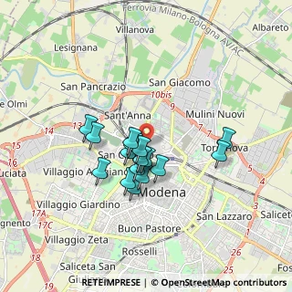 Mappa Via Bartolomeo Paganelli, 41122 Modena MO, Italia (1.31529)