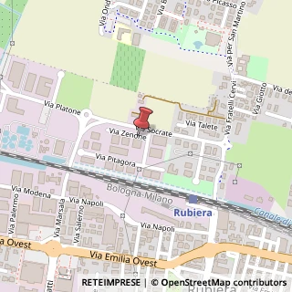 Mappa Via Zenone,  5, 42048 Rubiera, Reggio nell'Emilia (Emilia Romagna)