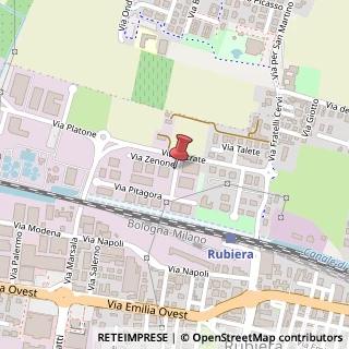 Mappa Via Diogene, 1A, 42048 Rubiera, Reggio nell'Emilia (Emilia Romagna)