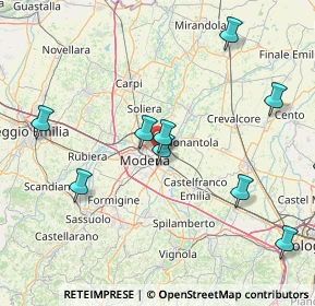 Mappa SP255, 41122 Modena MO, Italia (21.1675)