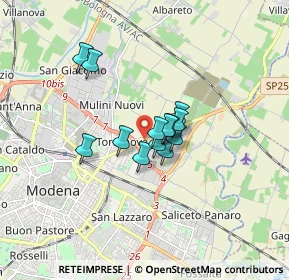 Mappa SP255, 41122 Modena MO, Italia (1.05154)