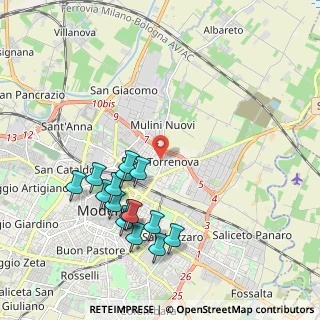 Mappa Via Villa D'Oro, 41122 Modena MO, Italia (2.1)