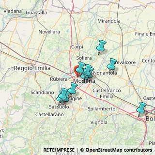 Mappa Via Dè Agostini, 41123 Modena MO, Italia (11.43364)
