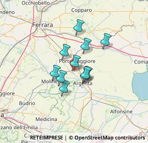 Mappa Via Gresolo, 44011 Portomaggiore FE, Italia (8.77455)