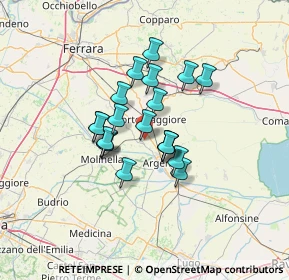 Mappa Via Gresolo, 44011 Argenta FE, Italia (9.6165)