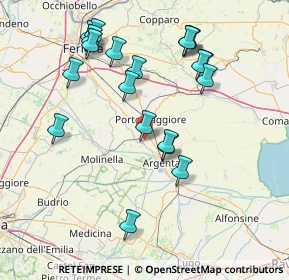 Mappa Via Gresolo, 44011 Argenta FE, Italia (16.2505)