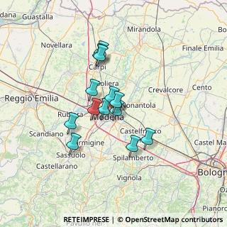 Mappa 41122 Modena MO, Italia (10.35923)