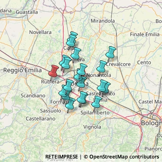 Mappa 41122 Modena MO, Italia (10.319)