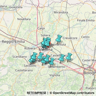 Mappa 41122 Modena MO, Italia (10.48875)