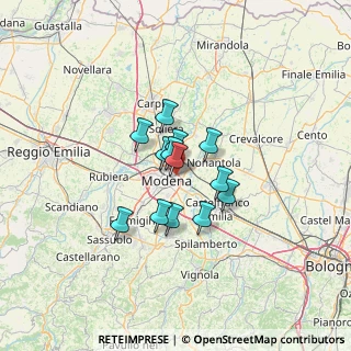 Mappa 41122 Modena MO, Italia (8.42846)
