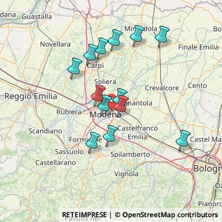 Mappa 41122 Modena MO, Italia (13.64308)