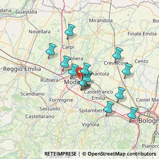 Mappa 41122 Modena MO, Italia (12.25214)