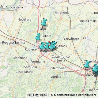 Mappa 41122 Modena MO, Italia (18.53583)