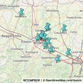 Mappa 41122 Modena MO, Italia (10.66429)