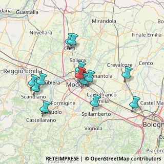 Mappa 41122 Modena MO, Italia (13.91308)