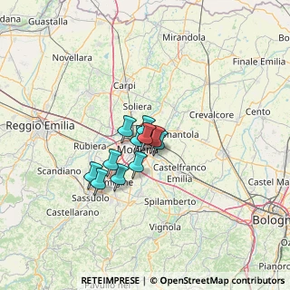 Mappa 41122 Modena MO, Italia (7.93818)