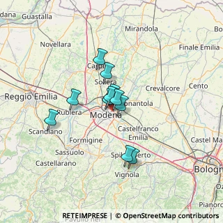 Mappa 41122 Modena MO, Italia (9.21182)