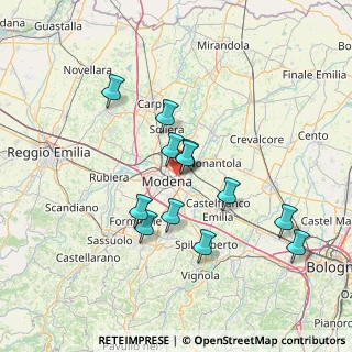 Mappa 41122 Modena MO, Italia (12.9025)