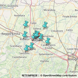 Mappa 41122 Modena MO, Italia (8.78636)