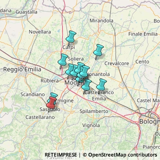 Mappa 41122 Modena MO, Italia (8.17462)