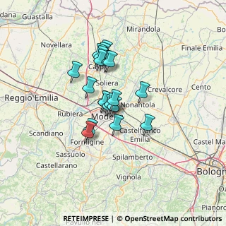 Mappa 41122 Modena MO, Italia (9.592)