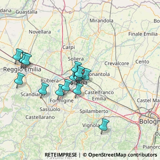 Mappa 41122 Modena MO, Italia (14.03625)