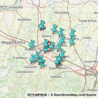 Mappa 41122 Modena MO, Italia (11.583)