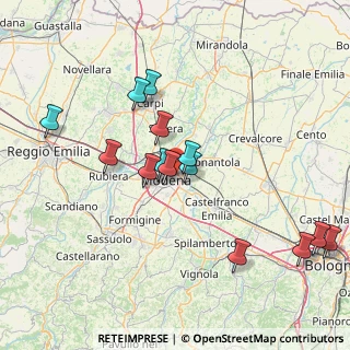Mappa 41122 Modena MO, Italia (15.38429)