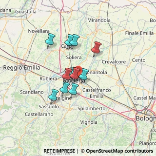 Mappa 41122 Modena MO, Italia (10.08091)
