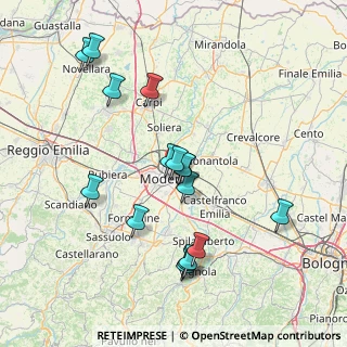 Mappa 41122 Modena MO, Italia (15.32188)