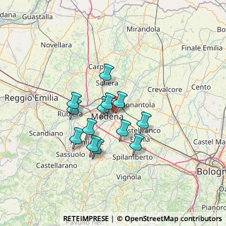 Mappa 41122 Modena MO, Italia (10.56846)