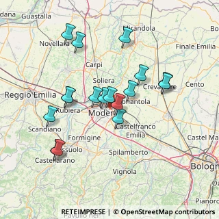 Mappa 41122 Modena MO, Italia (13.73941)