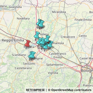 Mappa 41122 Modena MO, Italia (8.95643)