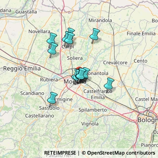 Mappa 41122 Modena MO, Italia (10.29429)