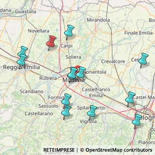 Mappa 41122 Modena MO, Italia (18.77923)
