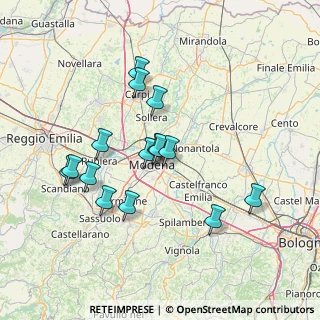 Mappa 41122 Modena MO, Italia (13.41467)