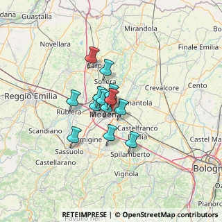 Mappa 41122 Modena MO, Italia (8.06615)