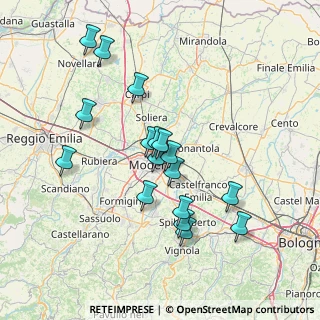 Mappa 41122 Modena MO, Italia (13.60118)