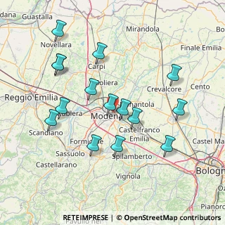 Mappa 41122 Modena MO, Italia (15.65067)