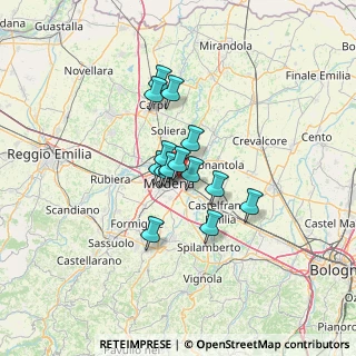 Mappa 41122 Modena MO, Italia (8.72143)
