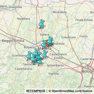 Mappa 41122 Modena MO, Italia (11.14455)